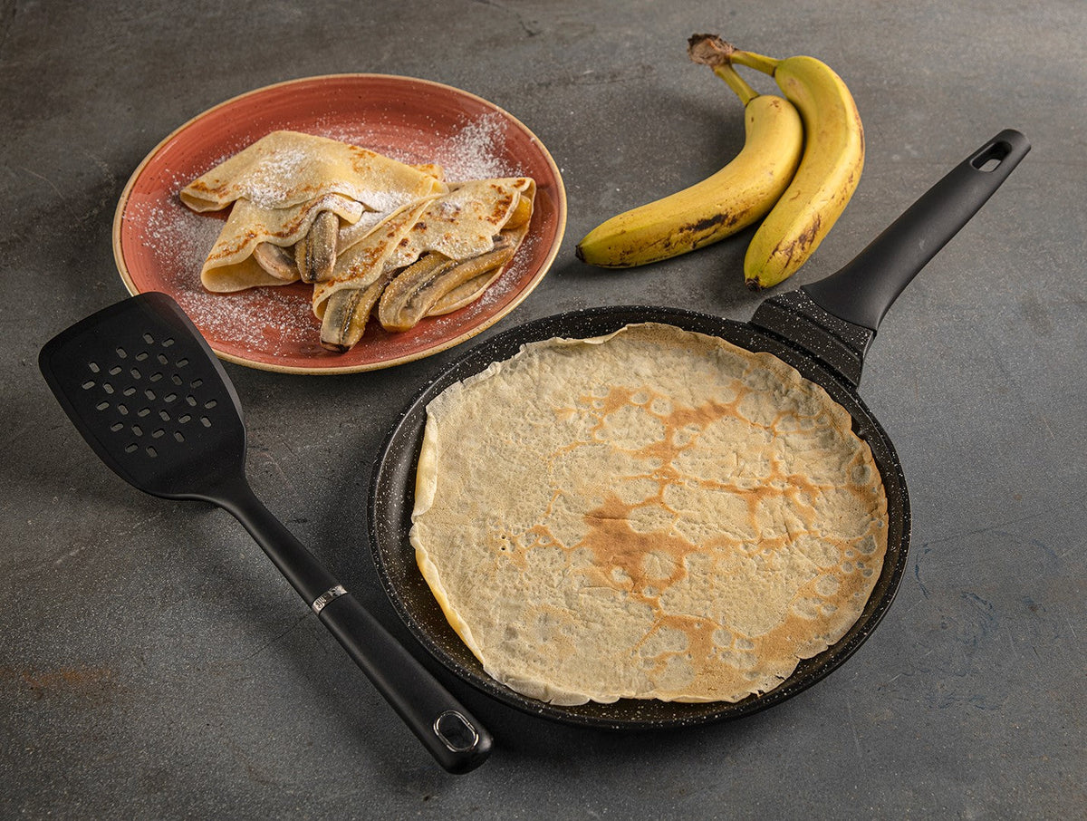 Crêpes met gekarameliseerde banaan