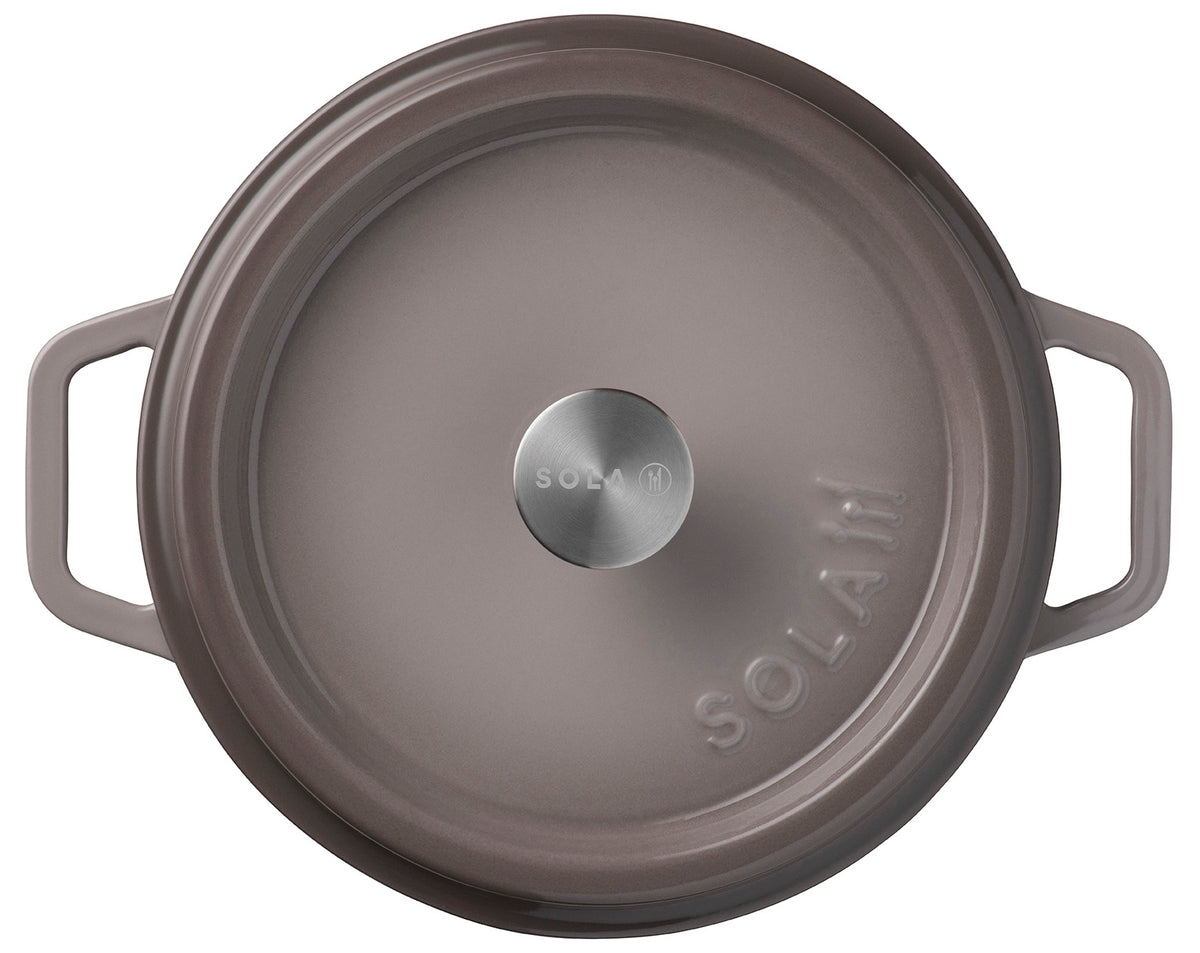 Gietijzeren braadpan 28 cm Grijs