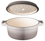 Gietijzeren braadpan 24 cm Grijs