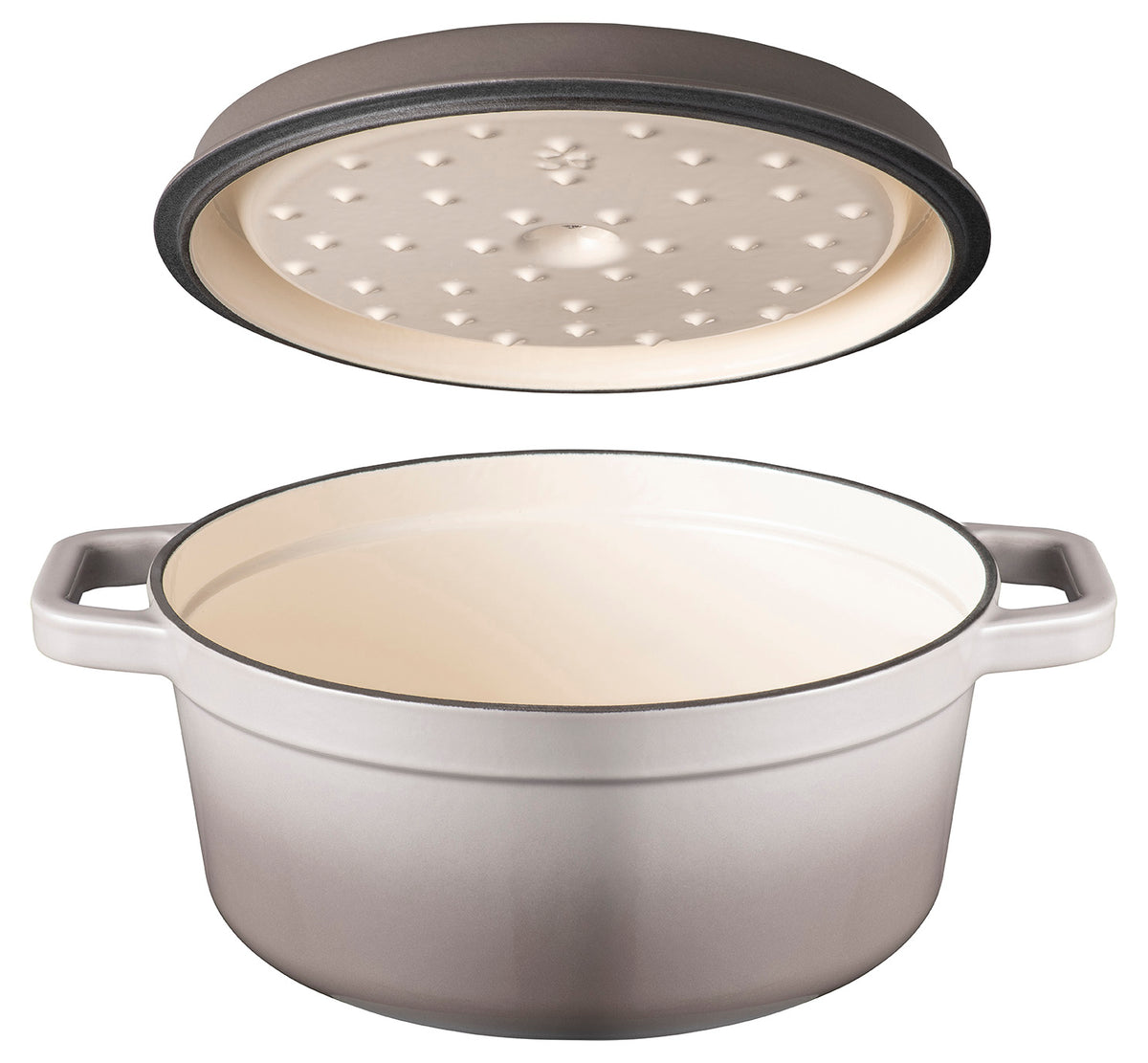Gietijzeren braadpan 24 cm Grijs