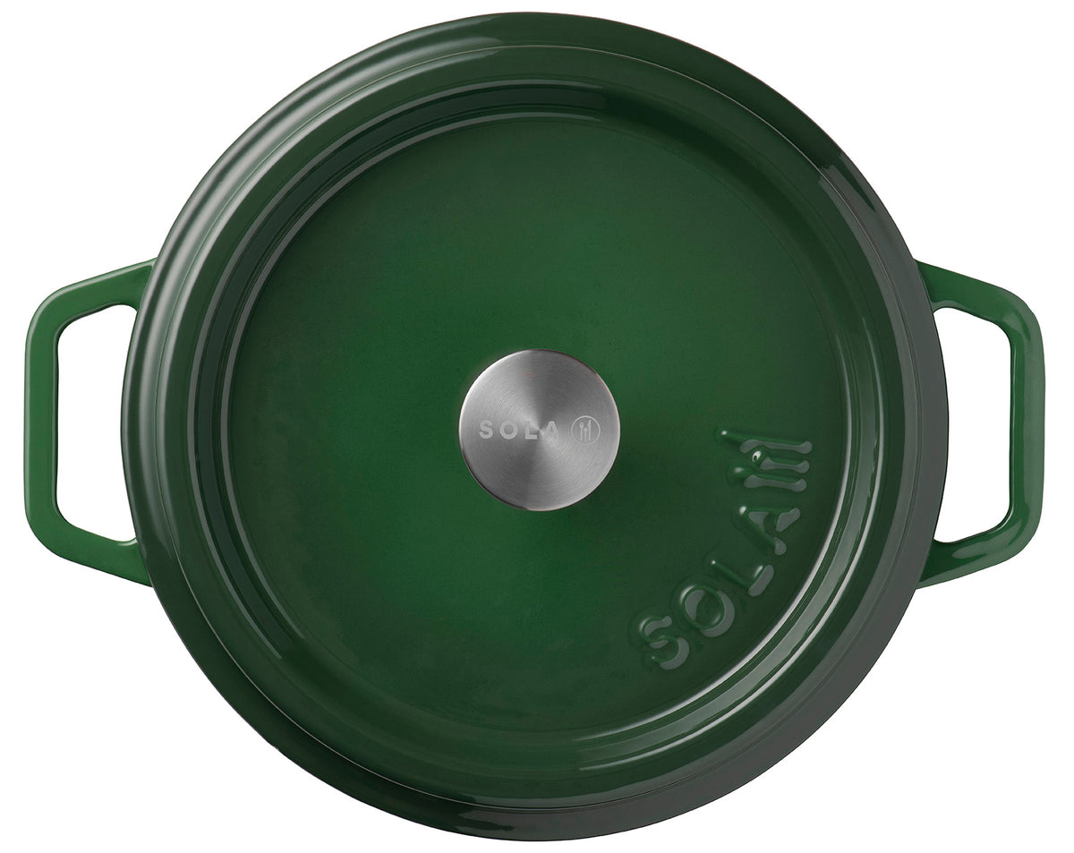 Gietijzeren braadpan 28 cm Groen
