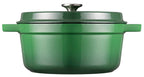 Gietijzeren braadpan 24 cm Groen