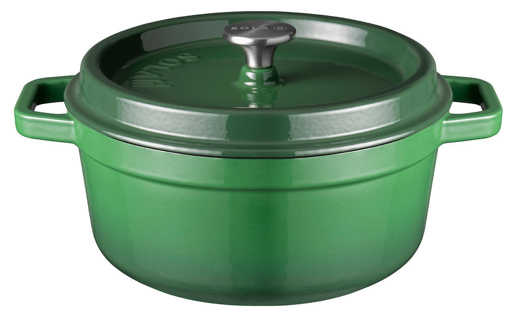 Gietijzeren braadpan 24 cm Groen