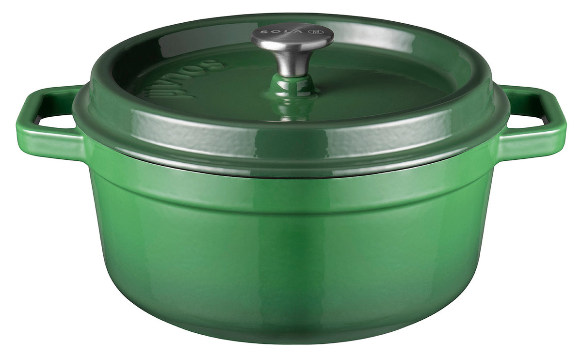 Gietijzeren braadpan 28 cm Groen