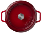 Gietijzeren braadpan 24 cm Rood