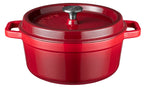 Gietijzeren braadpan 24 cm Rood