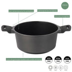 Braadpan met deksel 24 cm Ceramic Deluxe