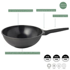 Wokpan met deksel 30 cm Ceramic Deluxe