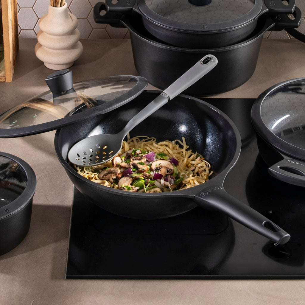 Wokpan met deksel 30 cm Ceramic Deluxe