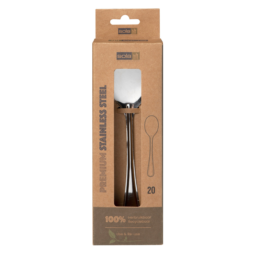 Eco Bestek lepel 20 stuks