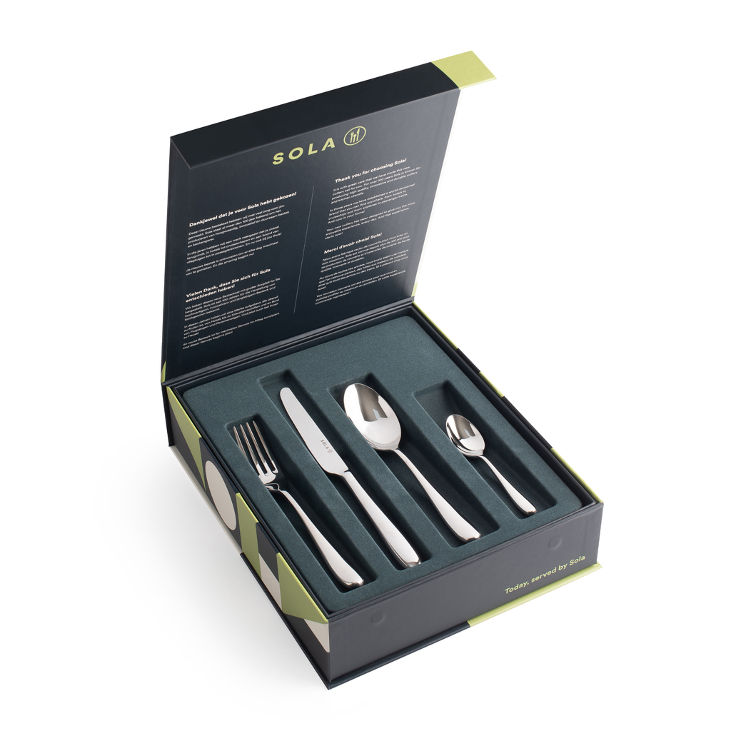 Bestekset 6 persoons 24 delig Siena