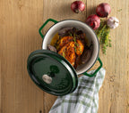 Gietijzeren braadpan 24 cm Groen