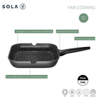 Grillpan 28 cm Fair Cooking
