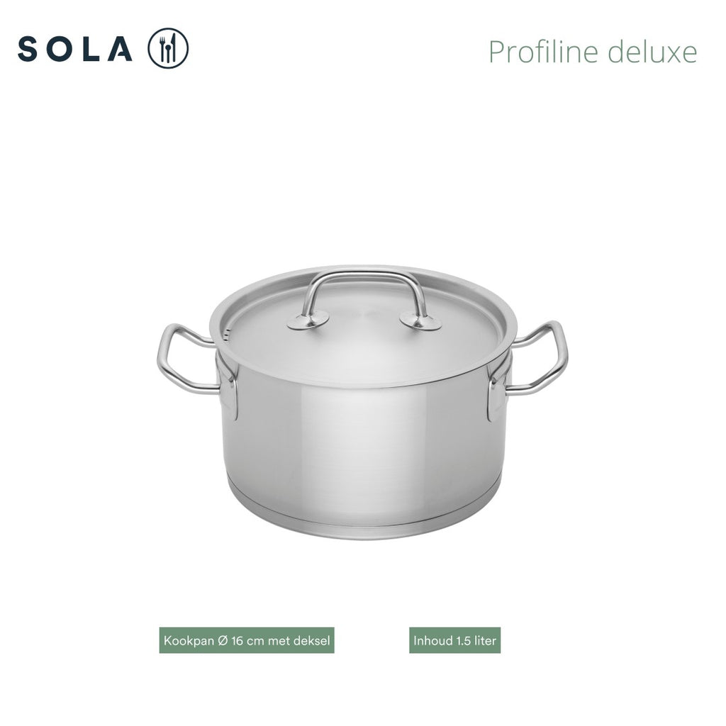 Kookpan 16 cm Profiline Deluxe