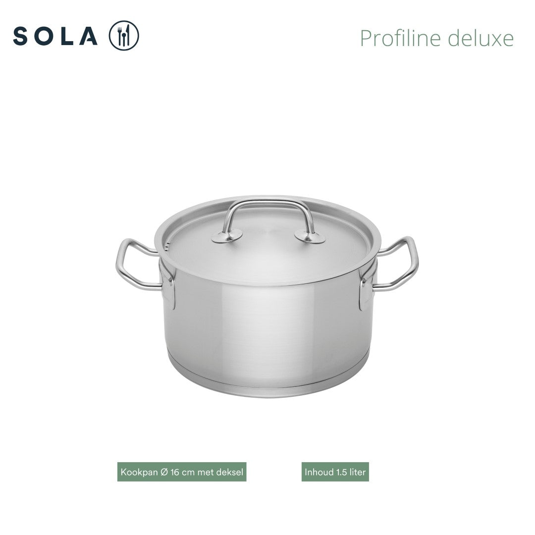 Kookpan 16 cm Profiline Deluxe