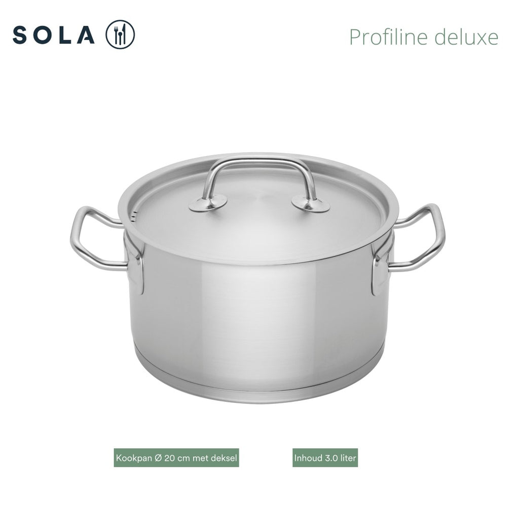 Kookpan 20 cm Profiline Deluxe