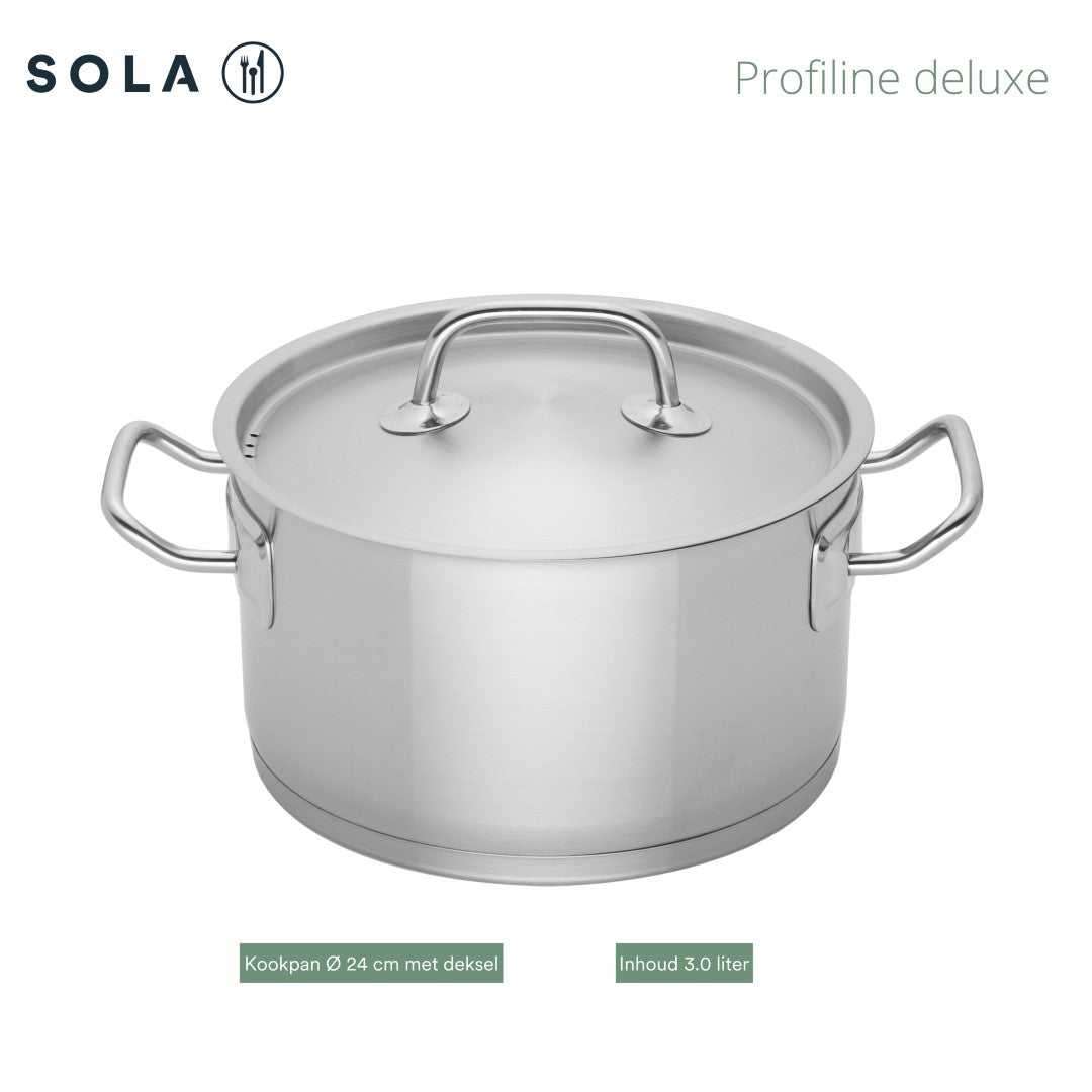 Kookpan 24 cm Profiline Deluxe