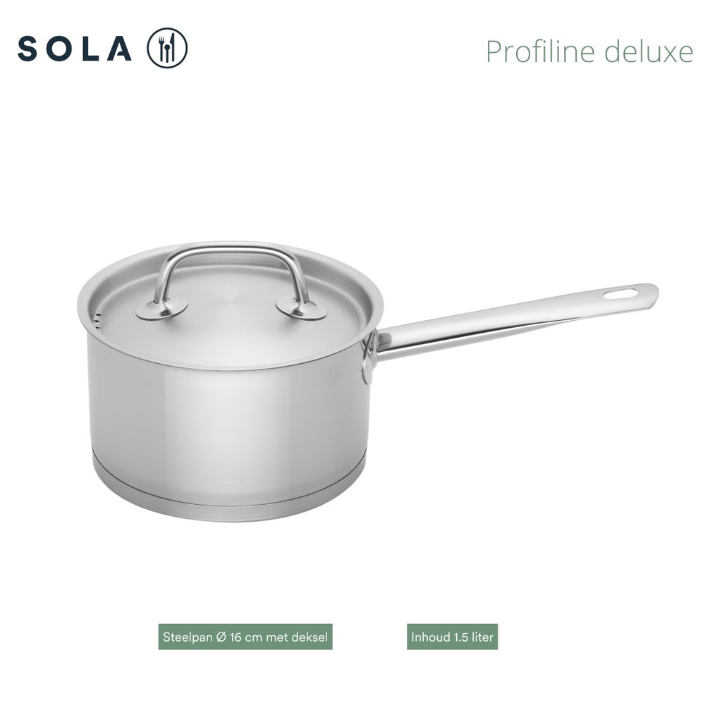 Steelpan 16 cm Profiline Deluxe