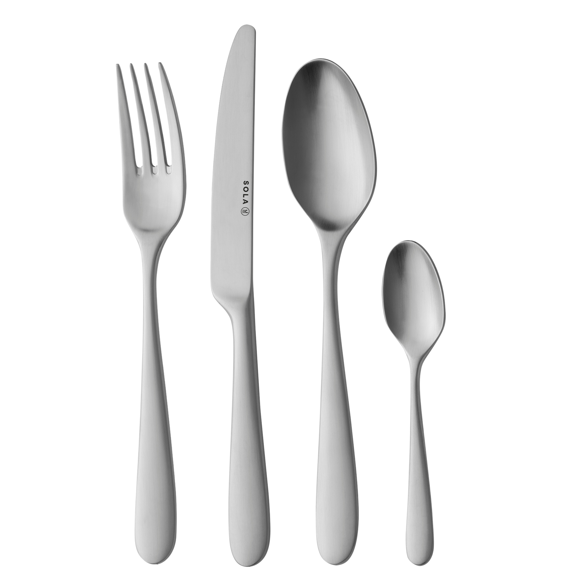 Bestekset 6 persoons 24 delig Nordica Mat